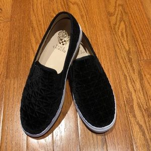 Vince Camuto velvet sneaker